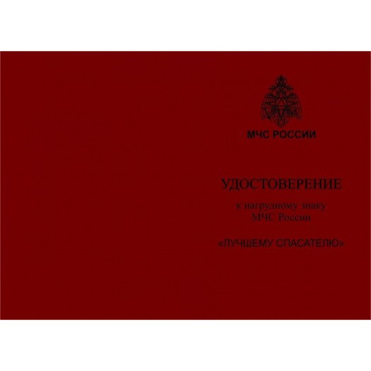 Знак «Лучшему спасателю»